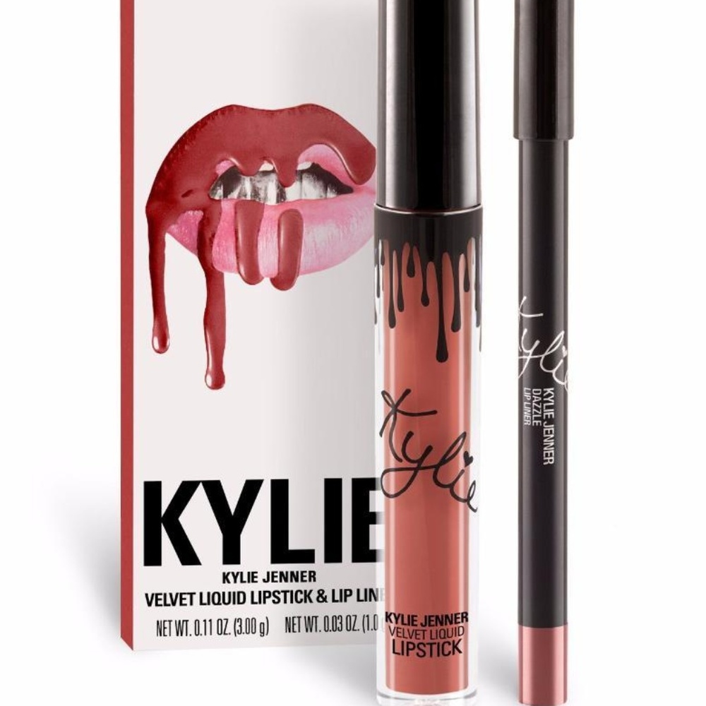 Kylie DAZZLE Velvet Lip Kit Summer Shade NWT